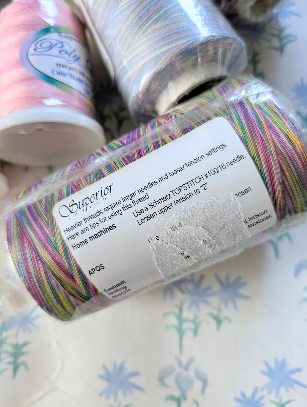 Group of 10 Superior Threads Poly Quilter Cotton Thread NEW Sewing Embroidery